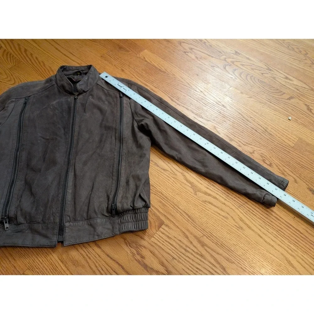 Vintage Hein Gericke Leather Jacket Cafe Racer Bomber Coat Mens Size US S EUR 36